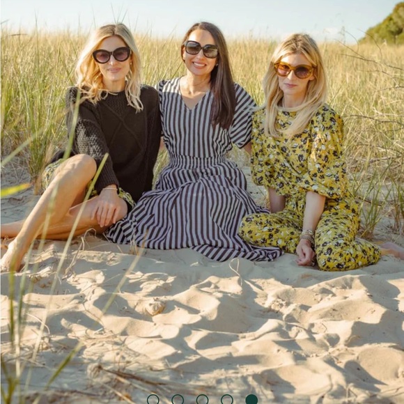 NWT Buru Le Culottes Full Length in Chartreuse Floral - Picture 5 of 10